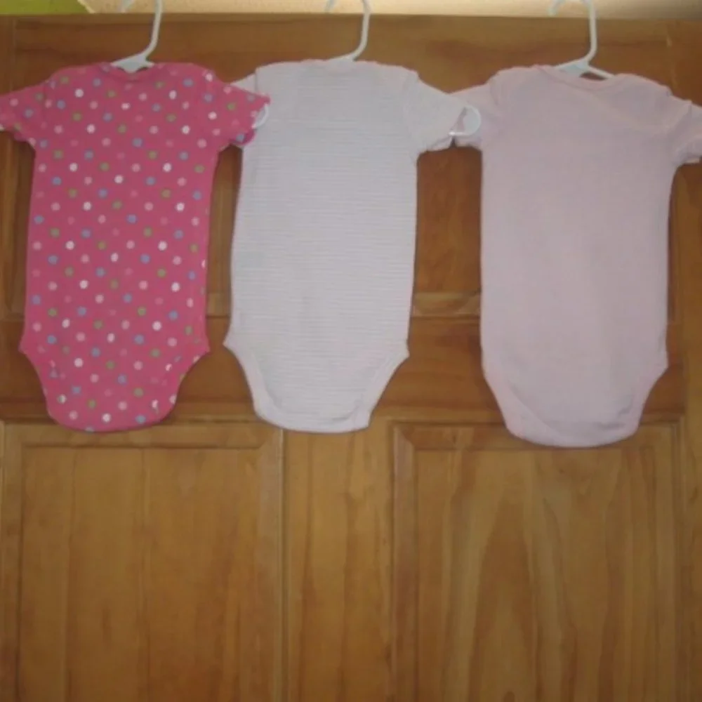 5/$30 Girls Carter's Short Sleeve Bodysuit Bundle